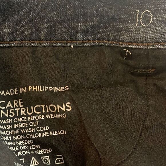 Ann Taylor Womens Modern Fit Jeans Denim Tapered Leg Medium Wash Blue Size 10 - Picture 10 of 10